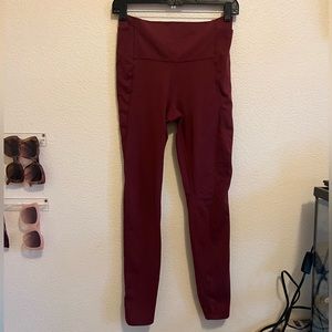 Maroon leggings